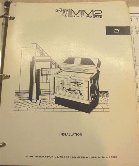 Rowe AMI Model L JAL-200 (1963) Service and Parts Manual. . Rowe ami mm2 service manual